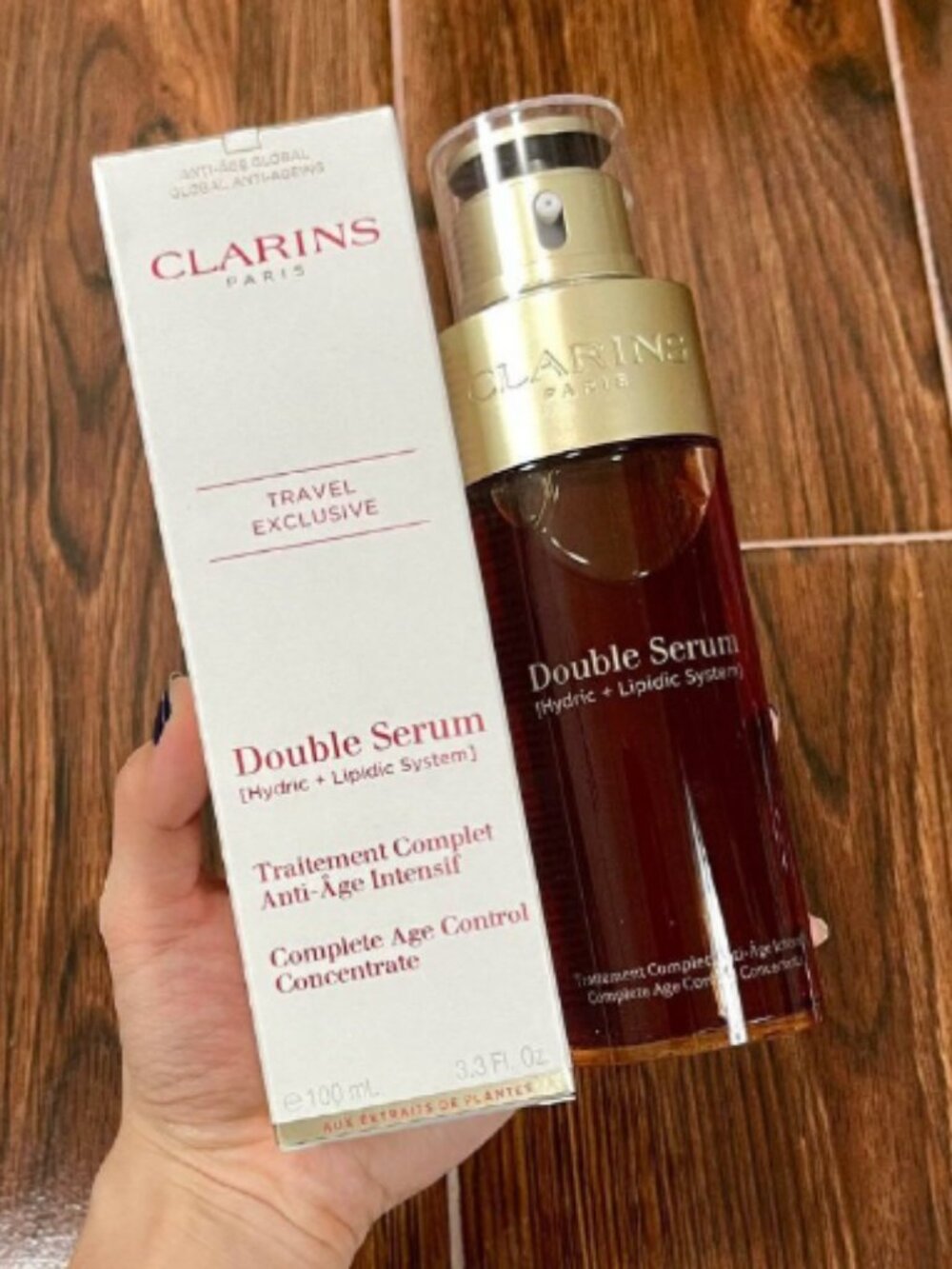 Clarins Double Serum 100ml Anti Aging Hydrating Face Serum ✨